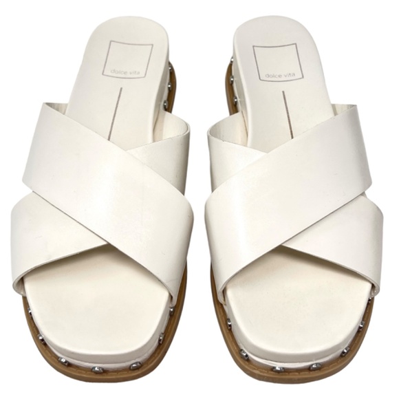 Dolce Vita Gracy off white platform slide sandal size 8 - Picture 3 of 12